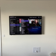 TV wall mounted